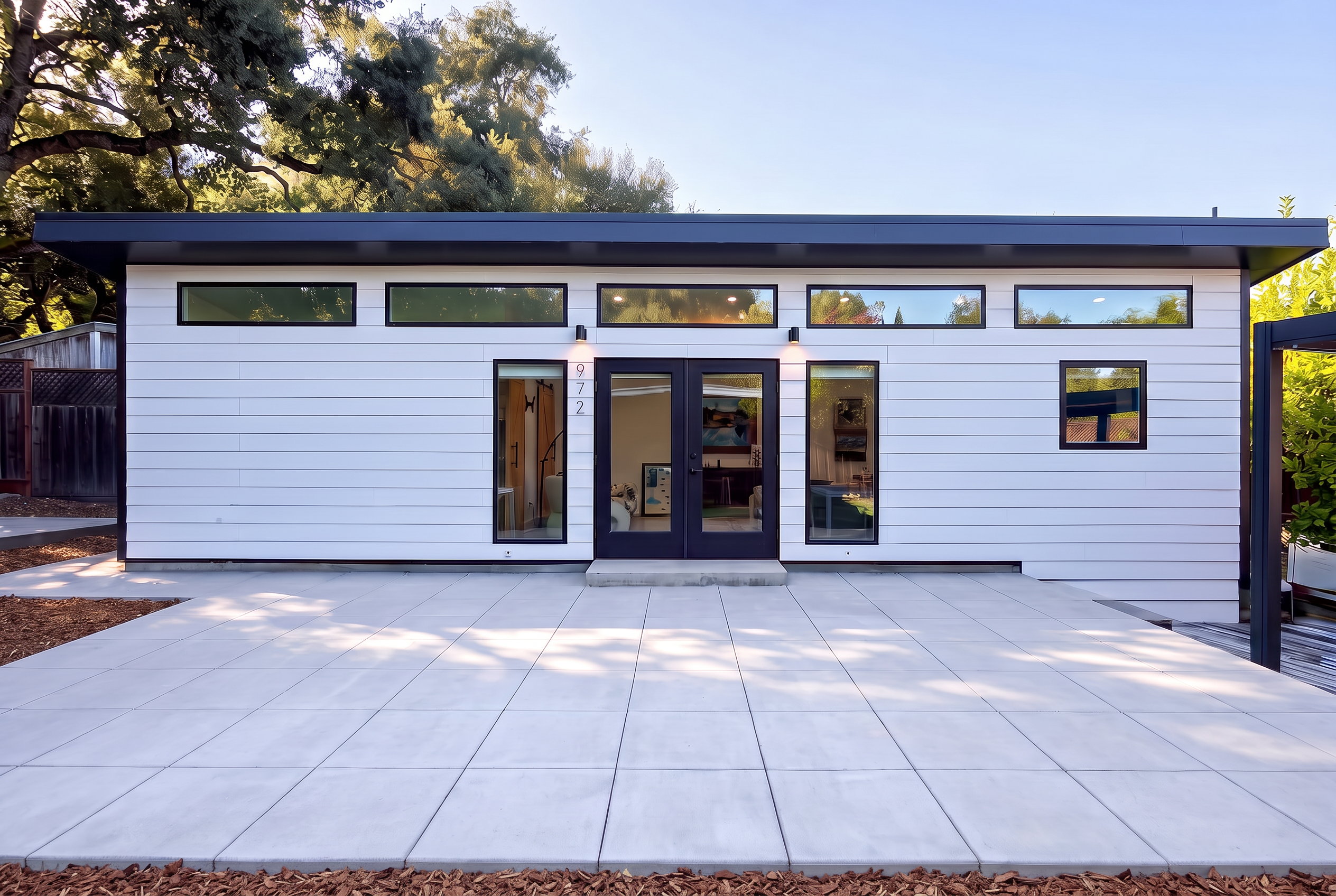 Exterior of the legal second residence
